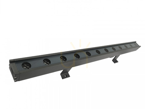 Kontrola Venkovní nástěnné svítidlo Zambelis LED Wall Washer, 24x1 W, 24 V, 3000 K, IP66, šedé, 100 cm