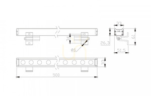 Venkovní nástěnné fasádní svítidlo LED 12x1w 24V 4000k IP66 šedé ZAMBELIS 2 Venkovní nástěnné fasádní svítidlo LED 12x1w 24V 4000k IP66 šedé ZAMBELIS small 2