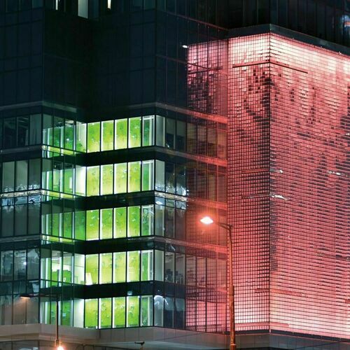Kontrola Nástěnná podložka 12x1w 24V RGB Ip66 šedá ZAMBELIS