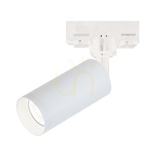 Lištové svítidlo Zambelis S058-24, LED 9 W, 1000 lm, 3000 K, CRI 90, úhel 24°, třífázová lišta, bílá matná, ø6 cm small 0