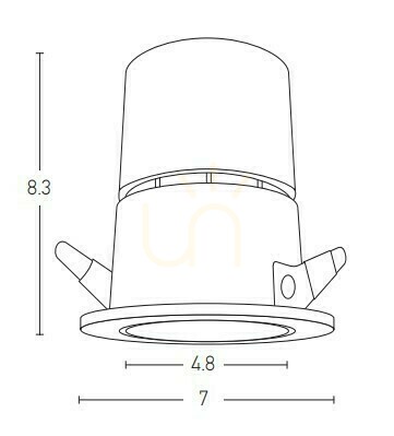 Pohled Bodové LED svítidlo 10W bílé matné - černý matný reflektor ZAMBELIS Bodové LED svítidlo 10W bílé matné - černý matný reflektor ZAMBELIS