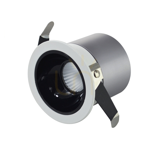 Kontrola Bodové LED svítidlo 10W bílé matné - černý matný reflektor ZAMBELIS