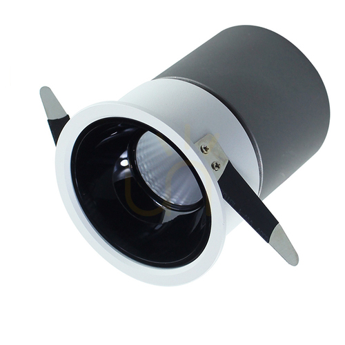 Kontrola Bodové svítidlo LED 15W bílé matné - černý matný reflektor ZAMBELIS