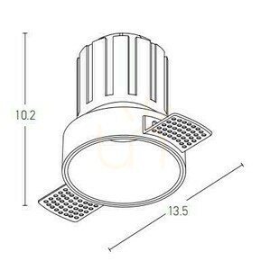 Spot LED 9W bílý ZAMBELIS bez lišty 1 Spot LED 9W bílý ZAMBELIS bez lišty small 1