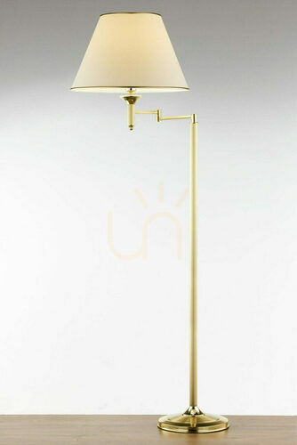 Kontrola Mosazná stojací lampa CLASSIC 1xE27/15W