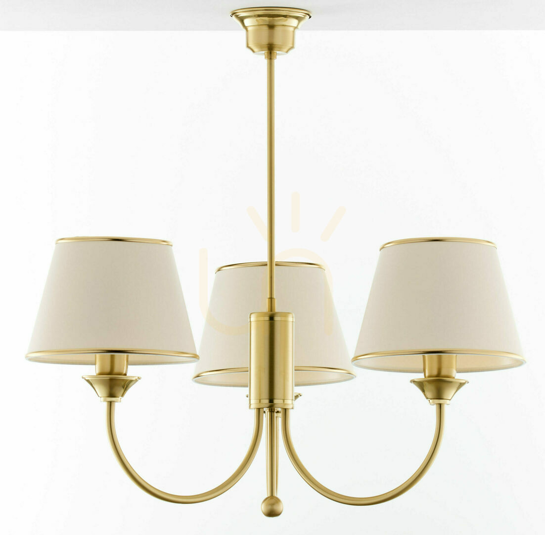 Pohled Lustr CLASSIC Brass 3xE27/15W Lustr CLASSIC Brass 3xE27/15W