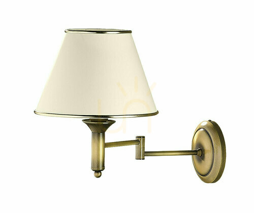Kontrola Nástěnné svítidlo CLASSIC Brass 1xE27/15W