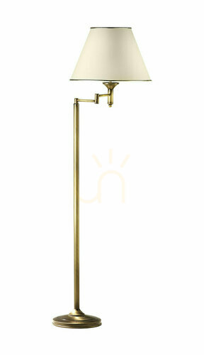 Kontrola Mosazná stojací lampa CLASSIC 1xE27/15W