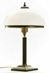 Stolní lampa JUPITER ZEUS 626 – patinovaná mosaz, ocel a sklo, 2xE14 max 11W, 50 cm, záruka 5 let small 1