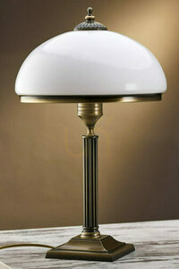 Stolní lampa JUPITER ZEUS 626 – patinovaná mosaz, ocel a sklo, 2xE14 max 11W, 50 cm, záruka 5 let small 2