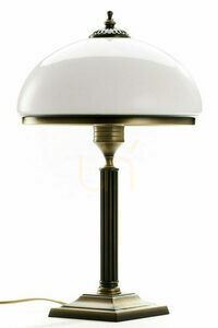 Stolní lampa JUPITER ZEUS 626 – patinovaná mosaz, ocel a sklo, 2xE14 max 11W, 50 cm, záruka 5 let small 0