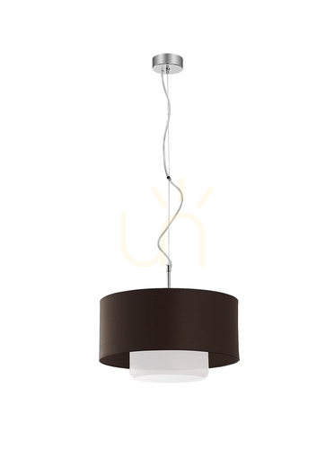 Kontrola AVEO Chromovaná závěsná lampa 1xE27/15W