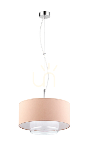 Kontrola AVEO Chromovaná závěsná lampa 1xE27/15W