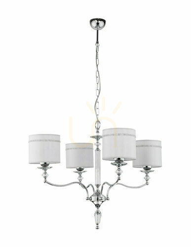 Kontrola Lustr HILTON Chrome 4xE27/15W