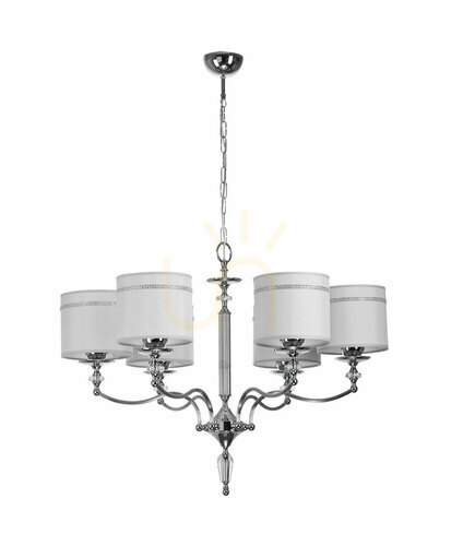 Kontrola Lustr HILTON chrom 6xE27/15W