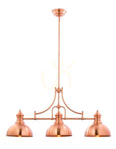 Měděný lustr JUPITER PLATINO 1791 3×E27 max. 60 W 123 cm small 0