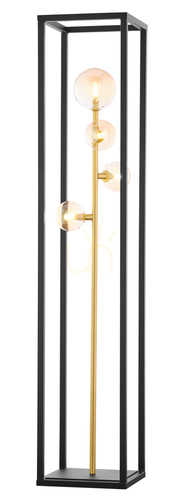 Kontrola NEPTUN Stojací lampa zlatá 2xG9/14W