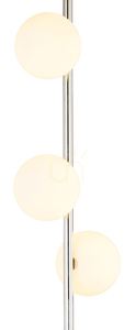 Stojací lampa Jupiter FEME 1939 v niklu 3×G9 small 1