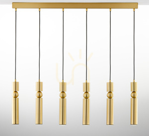 Závěsné svítidlo ALAS Gold 6xG10/14W 0 Závěsné svítidlo ALAS Gold 6xG10/14W small 0