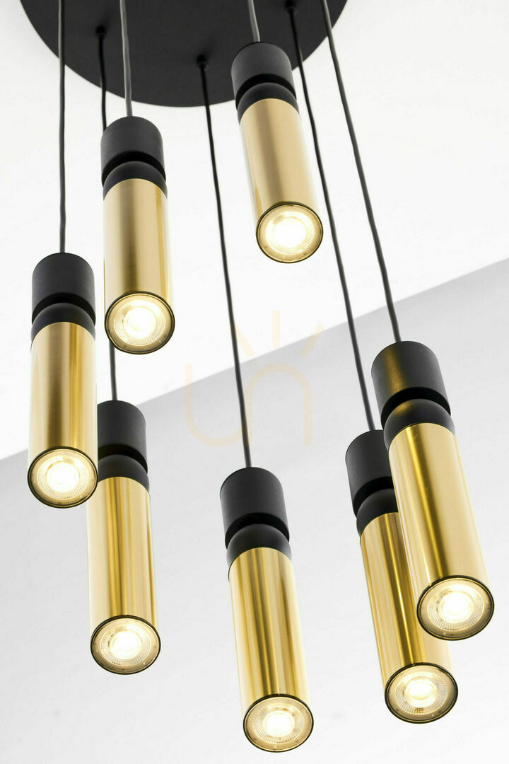 Zobrazit Závěsné svítidlo ALAS Gold 7xG10/14W Závěsné svítidlo ALAS Gold 7xG10/14W