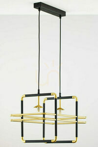 Závěsné svítidlo Jupiter FIORI zlaté/černé, 2×G9, 14 W, 51 cm, 2029 small 3