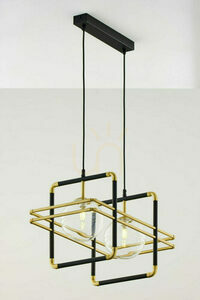 Závěsné svítidlo Jupiter FIORI zlaté/černé, 2×G9, 14 W, 51 cm, 2029 small 0
