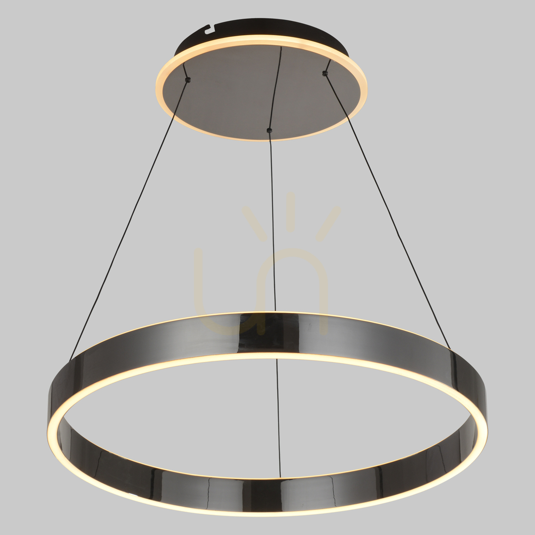 MARLING black chrome pendant lamp 6072-205 Aviano