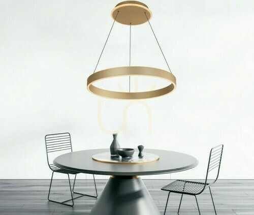 Kontrola Závěsná lampa MARLING matně zlatá 6072-204 Aviano