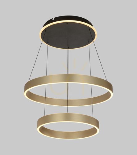 Kontrola Zlatá dvojitá závěsná lampa Marling 6072-304 Aviano