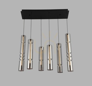 Závěsné svítidlo Aviano CILINDRO 6223-0610, 6 stínidel, LED 54 W 3000 K, černé small 0