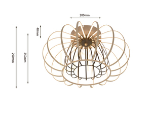 Stropní svítidlo Aviano SALO 9033-113 pískové/černé LED 55 W 55 cm small 4