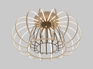Stropní svítidlo Aviano SALO 9033-113 pískové/černé LED 55 W 55 cm small 0