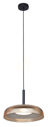 Kontrola Závěsné svítidlo Zuma Line SOLVIA P230757601 černá 1xLED