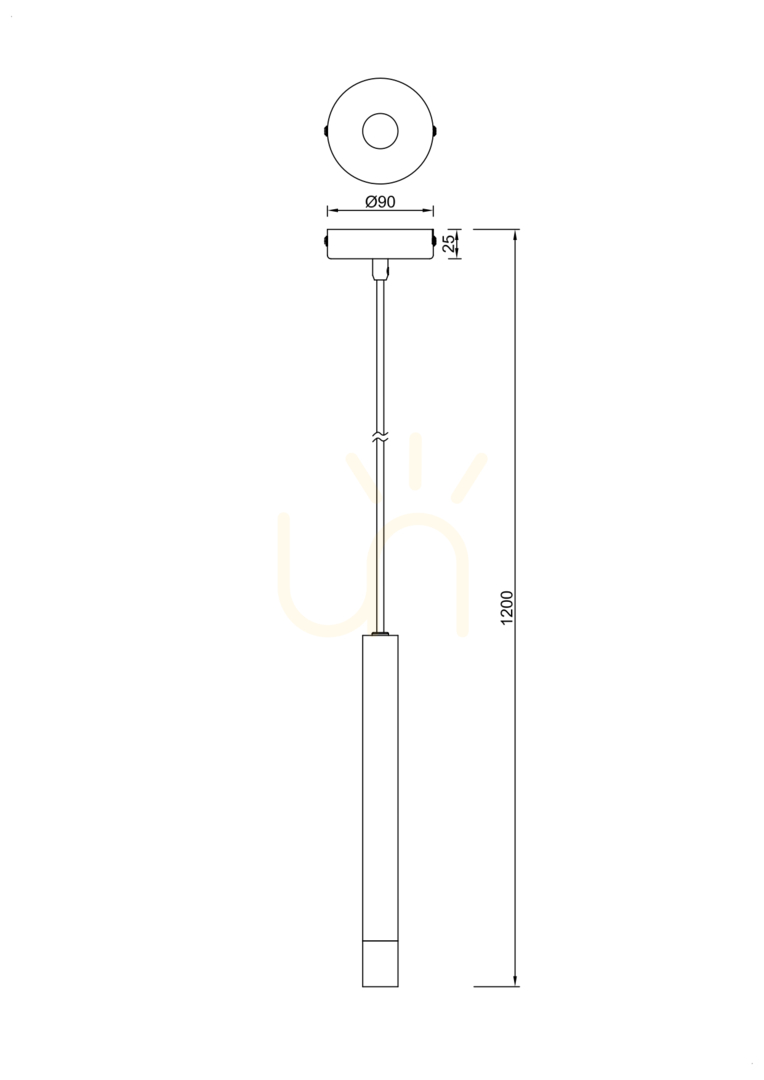 Pohled Závěsné svítidlo Zuma Line VELIC P241125801GD černá 1xG9 Závěsné svítidlo Zuma Line VELIC P241125801GD černá 1xG9
