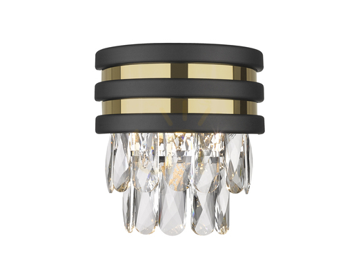 Kontrola Nástěnné svítidlo Zuma Line NAICA W0525-01A-P7D7 zlatá 1xG9