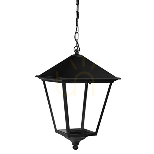 Kontrola Venkovní závěsné svítidlo IP54 LONDON BIG 4142BL černé 13,5W 3000K - premium NORLYS