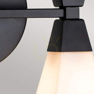 Nástěnná lampa Bowtie Elstead matná černá 2xG9 IP44 koupelna small 2