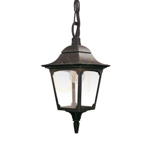 Venkovní závěsné svítidlo Elstead Chapel CP9-BLACK černé E27 IP44 small 0