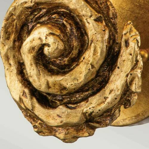 Kontrola Velké nástěnné svítidlo Swirl - 1 světelný zdroj - Plátkové zlato Elstead