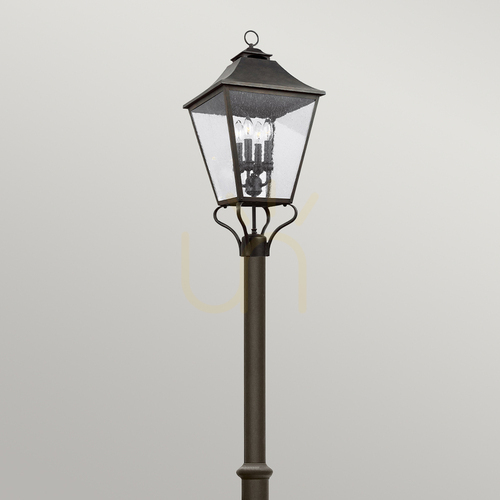 Kontrola Zahradní sloupová lampa Elstead Galena FE-GALENA5-XL-SBL 4 × E14 300 cm IP44