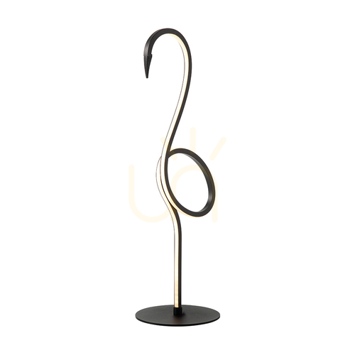 Kontrola Stolní lampa LED Flamingo - černá Elstead