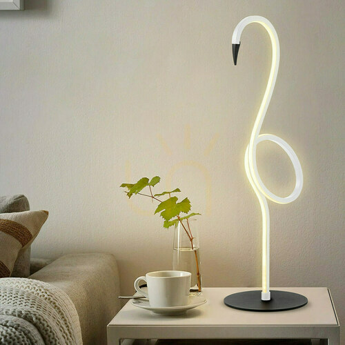 Kontrola Stolní lampa LED Flamingo - bílá Elstead