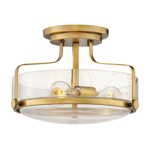 Polozapuštěné stropní svítidlo Elstead Harper HK-HARPER-SFS-HB-CS 3xE27 staromosaz 36,6 cm small 0