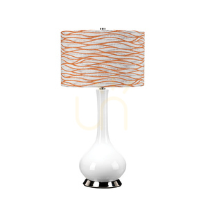 Stolní lampa Milo - 1 světelný zdroj - bílá / leštěný nikl Elstead 0 Stolní lampa Milo - 1 světelný zdroj - bílá / leštěný nikl Elstead small 0