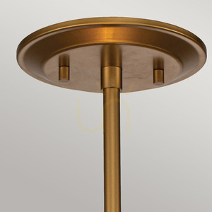 Malá závěsná lampa Ziggy - 1 světelný zdroj - Lakovaná zlatá Elstead 1 Malá závěsná lampa Ziggy - 1 světelný zdroj - Lakovaná zlatá Elstead small 1
