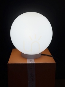 LUNA BALL 30 cm dekorativní svítící zahradní koule včetně kabelu a montážního ozdobného kroužku - PREMIUM - UV - LUNARES small 2
