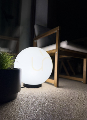 Kontrola LUNA BALL 30 cm dekorativní svítící zahradní koule včetně kabelu a montážního ozdobného kroužku - PREMIUM - UV - LUNARES