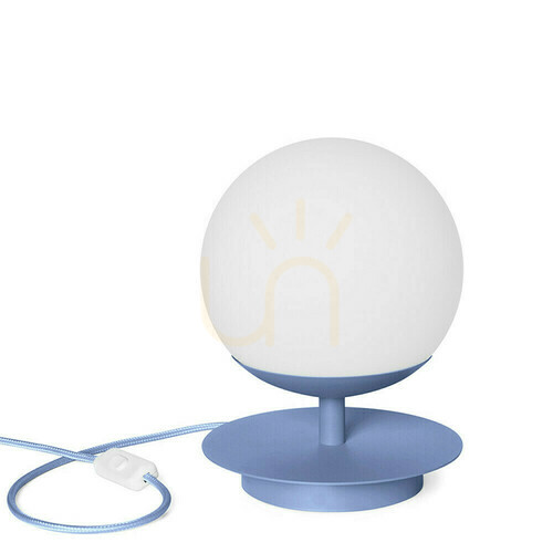 Kontrola Modrá stolní lampa PLAAT ST
