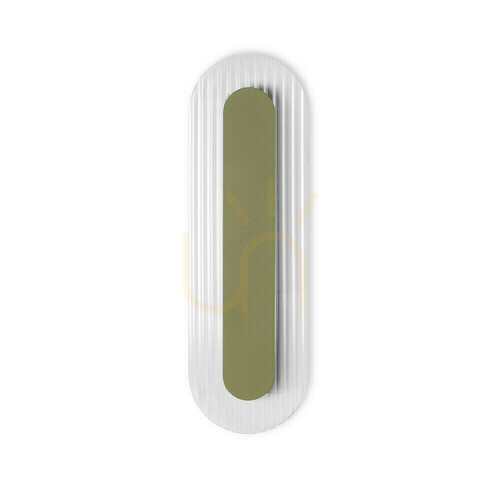 Kontrola RIFLO W B olivově zelená nástěnná lampa / nástěnné svítidlo