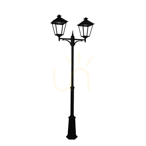 Kontrola Zahradní / parková lucerna IP54 LONDON BIG 4129BL černá LED 2x9,5W 4000K - premium NORLYS